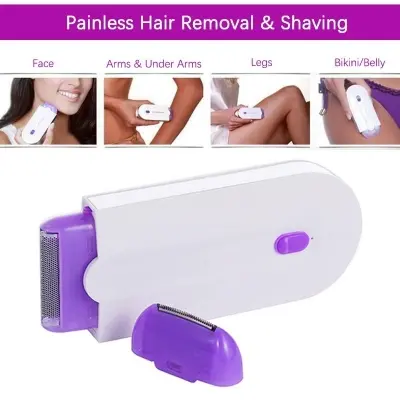 Picture of Rechargeable Laser Hair Removal Appliances Machine / Smooth Skin Painless Hair Eraser