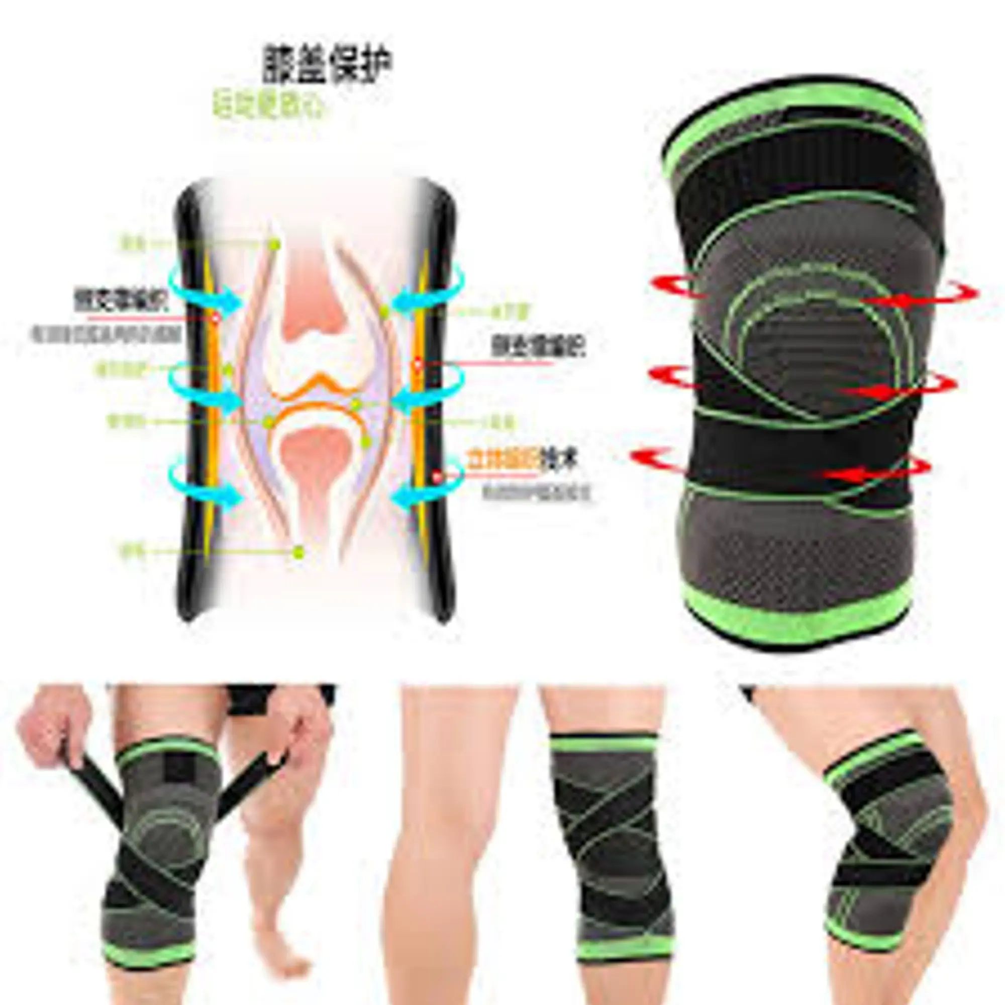 Picture of Sport Knee pads Brace Running Breathable Knee Guard Pads