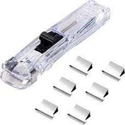 Picture of kayru Paper Clip Set Binder Clips Paper Clamps for Office School medium steel paper clip