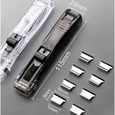 Picture of kayru Paper Clip Set Binder Clips Paper Clamps for Office School medium steel paper clip