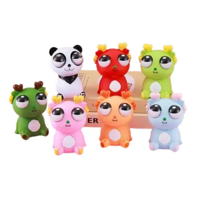 Picture of Olhos Explosivos Pinch Decompression Toy, Squeeze Dragon Doll