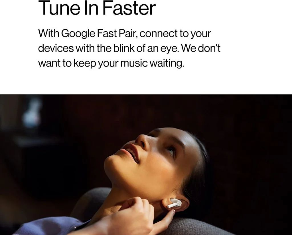 Picture of OnePlus Buds Z2 True Wireless Earbuds- Black Color(12 months replacement warranty) - Black