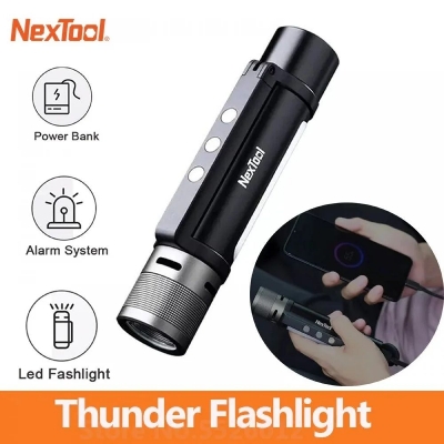Picture of Xiaomi Nextool Outdoor 6-in-1 Thunder Flashlight - Black