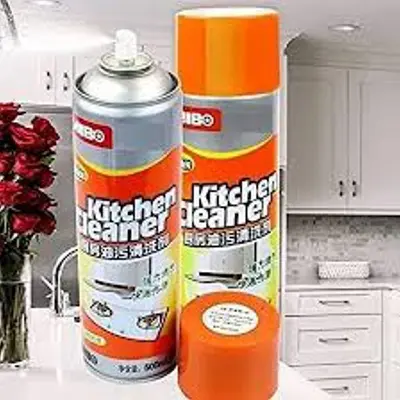 Picture of Household Kitchen Heavy Oil Grease Powerful Cleaner Kitchen Detergent Clean Foam Powerful Decontamination Spray