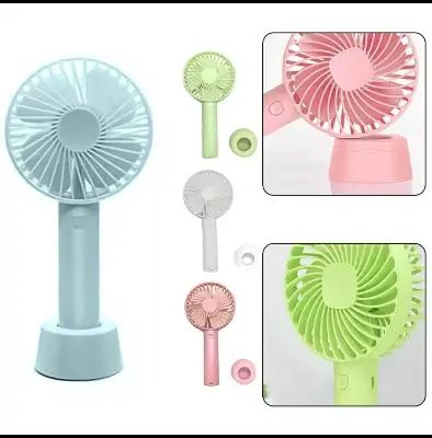 Picture of Mini Fan USB Rechargable Desk and Portable FAN Hand fan