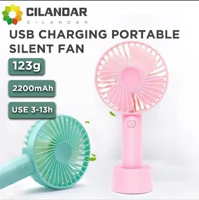 Picture of Mini Fan USB Rechargable Desk and Portable FAN Hand fan