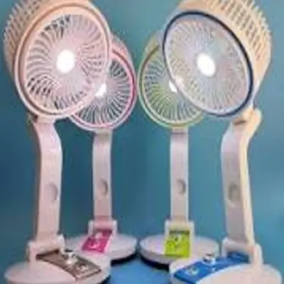 Picture of New Rechargeable Folding Table Fan with Led Light