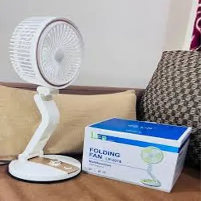 Picture of New Rechargeable Folding Table Fan with Led Light