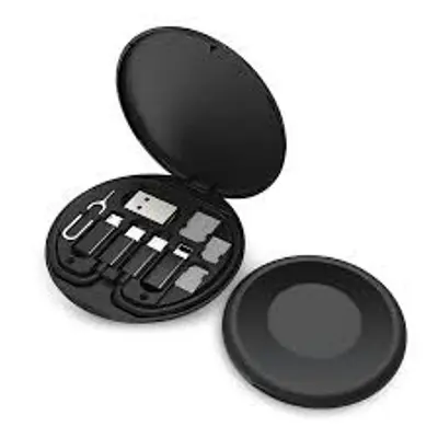 Picture of 6 in1 Mini Data Cable Set Storage Box 60w Quick Charge Multi Function Data Cable Mobile Phone Holder Storage Box