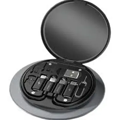 Picture of 6 in1 Mini Data Cable Set Storage Box 60w Quick Charge Multi Function Data Cable Mobile Phone Holder Storage Box