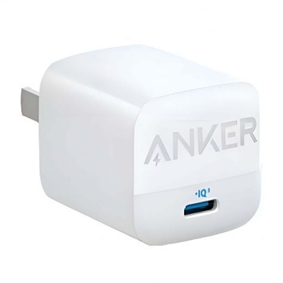 Picture of Anker 313 GaN 30W Type-C Fast Charger PIQ 3.0 – White Color - White