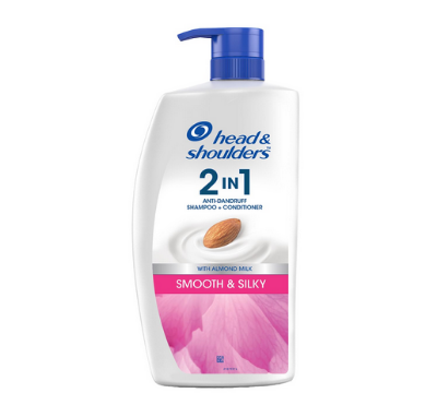 Picture of Head & Shoulders 2-in-1 Smooth and Silky Anti Dandruff Shampoo + Conditioner for Women & Men, With Almond Milk (1 L)