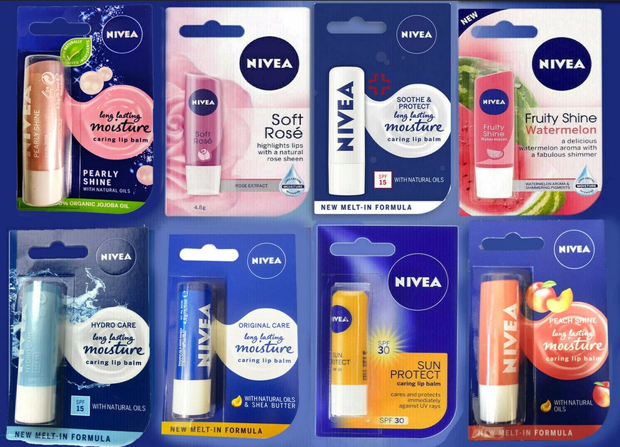 Picture of NIVEA Shine Lip Balm (4.8g), with Shea Butter Natural Oils and Vitamins 1pcs