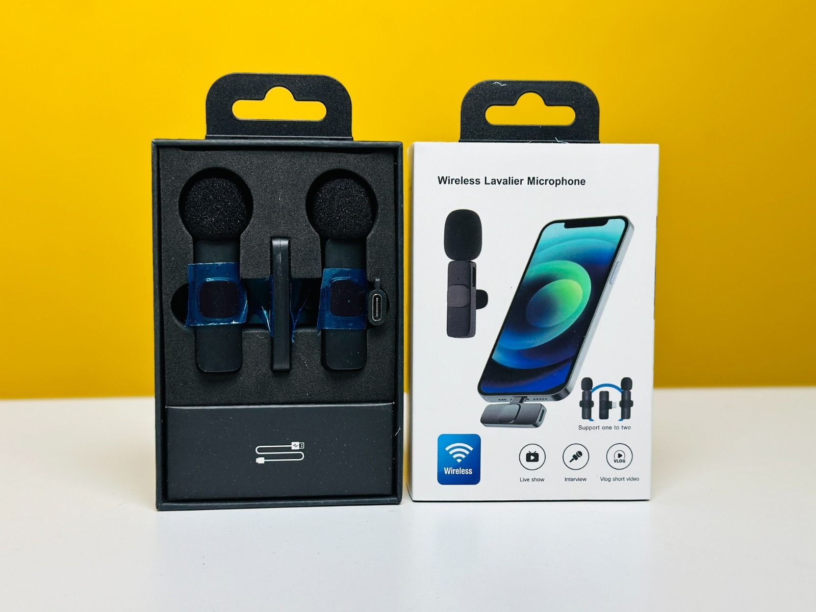 Picture of K9i Wireless Microphone with iPhone Converter (1:2) - Black