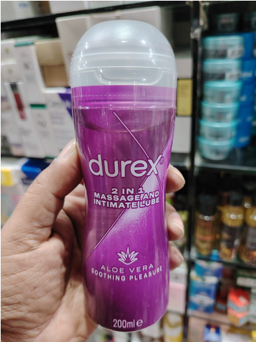 Picture of Durex Massage 2 in 1 Aloe Vera Lubricant Gel, 200ml