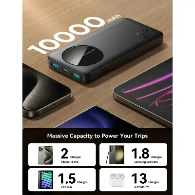 Picture of JOYROOM PBF12 2.4A LED Power Bank 12W 10000mAh