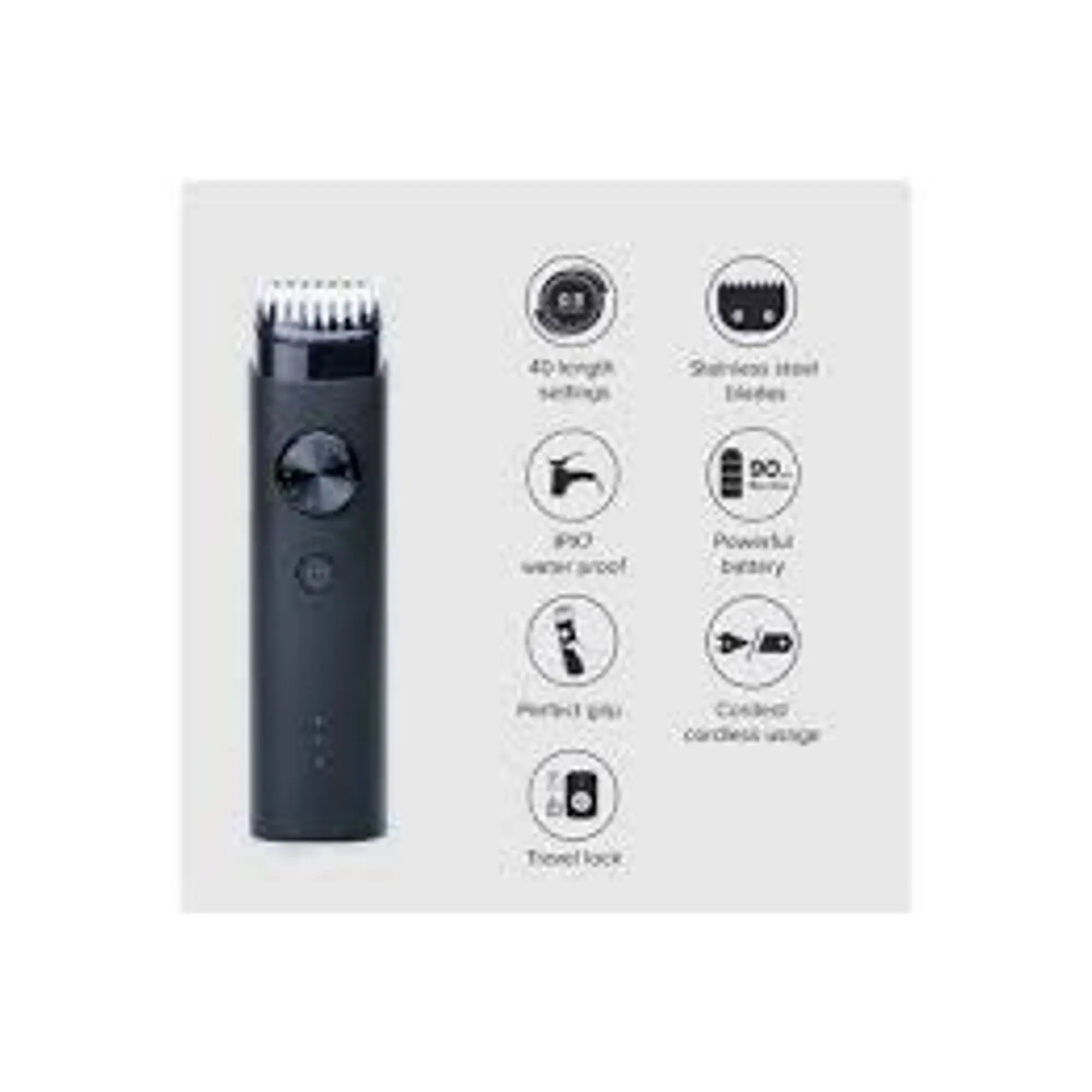 Picture of Realme Dizo Trimmer Neo for Men With High Precisioned Trimming USB Type-C Fast Charging 0.5mm Precision 20 Length Settings Up to 300 Min Run Time