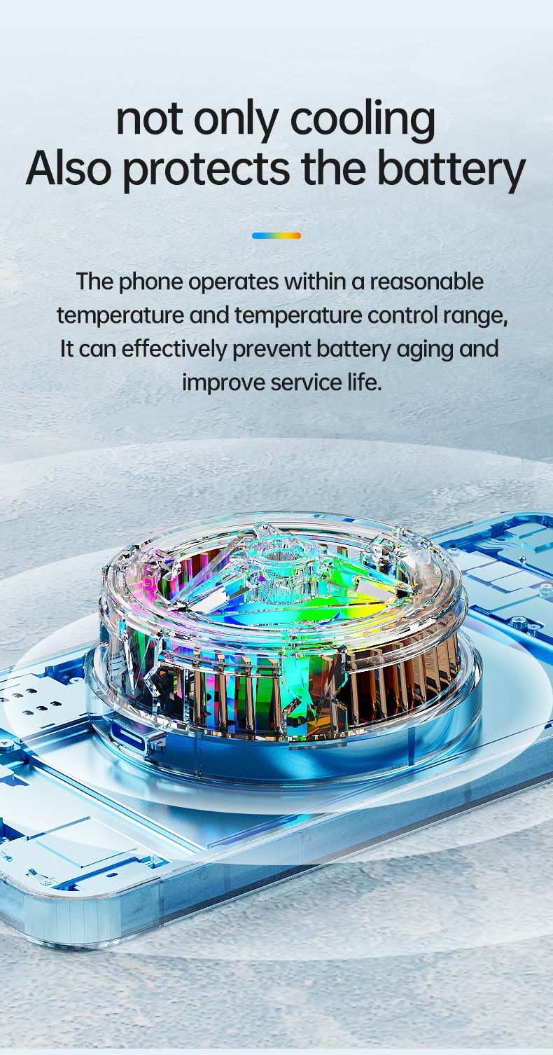 Picture of Plextone EX2 RGB Magnetic Radiator Phone Cooler Original(1year replacement warranty) - Black