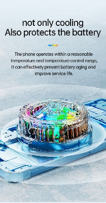 Picture of Plextone EX2 RGB Magnetic Radiator Phone Cooler Original(1year replacement warranty) - Black