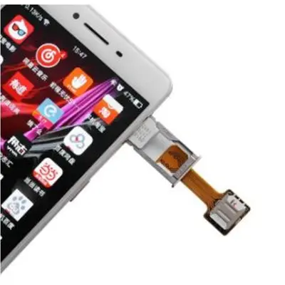 Picture of SIM Extender For all Hybrid slot Phone to Use 2 SIM And Micro SD Card At a time