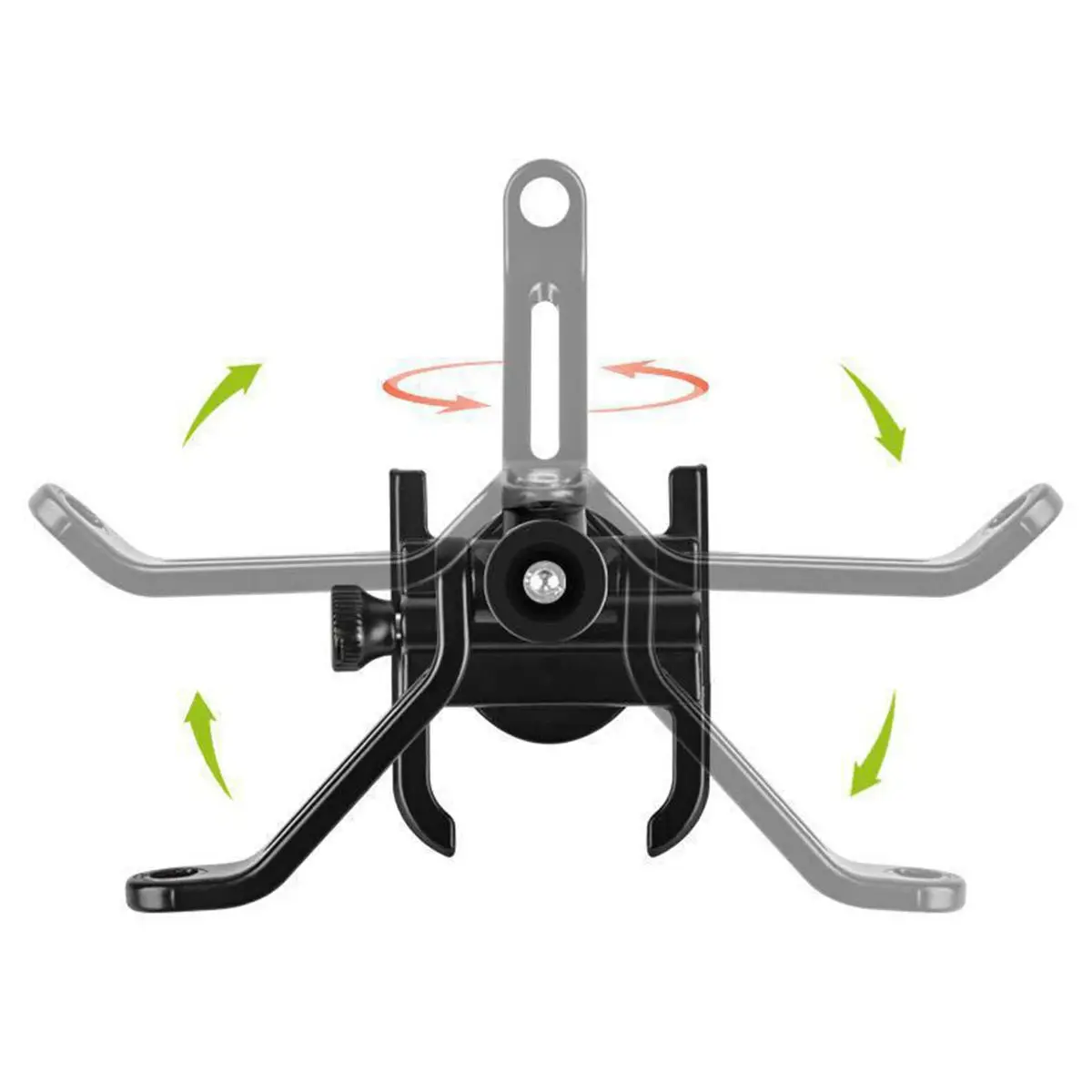 Picture of Aluminum Alloy Adjustable Bike Mobile Phone Holder Full Metal bike Motorcycle Mobile Holder Phone Bracket Mountain Bike Mobile Stand C3