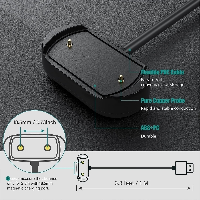 Picture of Charger Cable for Amazfit Smartwatch - Black