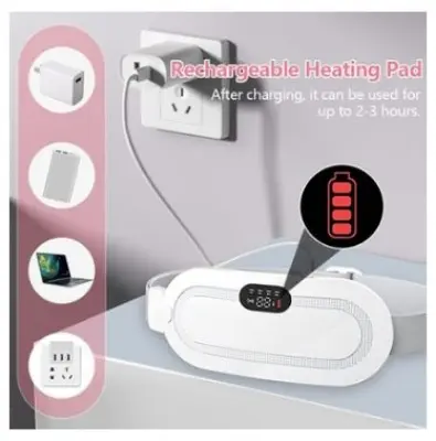 Picture of Portable Cordless Heating Pad With Adjustable Strap