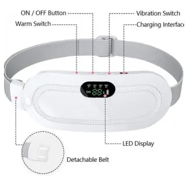 Picture of Portable Cordless Heating Pad With Adjustable Strap