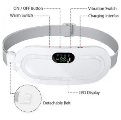 Picture of Portable Cordless Heating Pad With Adjustable Strap