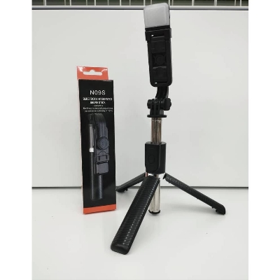 Picture of Bluetooth Selfie Stick N09S – Fill Light and Bluetooth Remote - Black