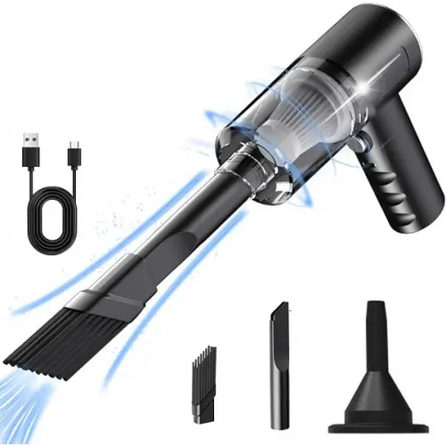 Picture of 2-in-1 Mini Home & Car Vacuum Cleaner portable & Rechargeable