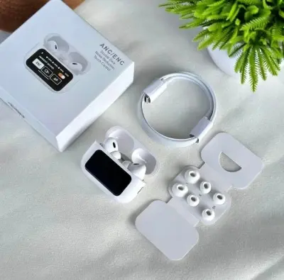 Picture of A9 Pro ANC/ENC Double Dark Noise Reduction Touch Control Wireless Earbuds With Smart Display