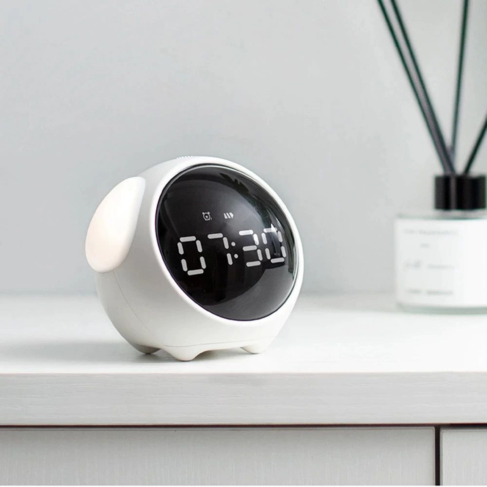 Picture of Xiaomi Cute Expression Alarm Clock With Light