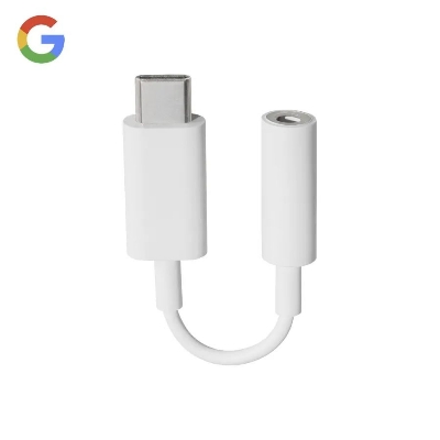 Picture of Google USB-C To 3.5mm Headphone Adapter(authentic Google product) - White