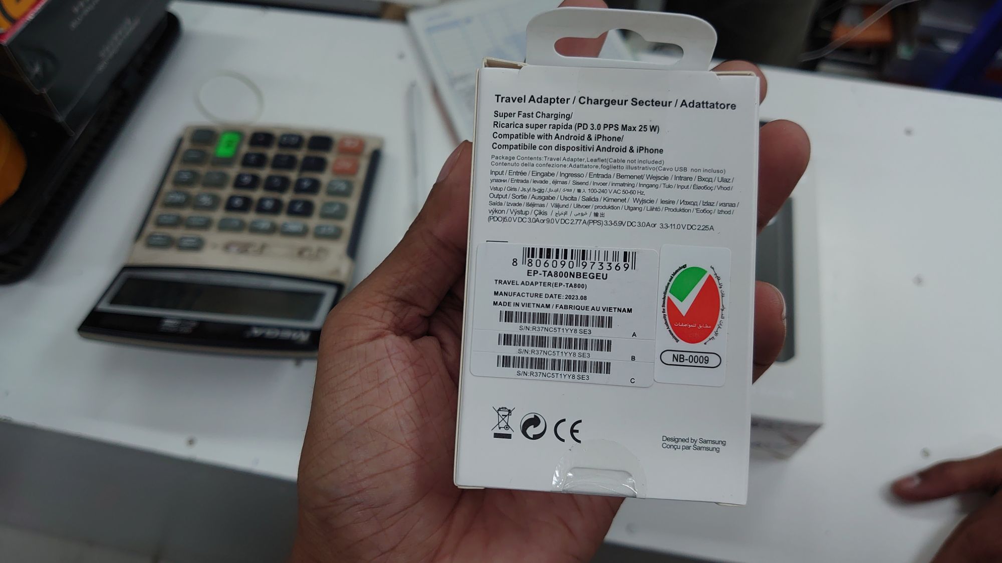 Picture of Samsung 25W PD Charger EU(original ) - Black