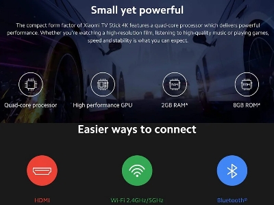 Picture of Xiaomi Mi TV Stick 4K Ultra HD Streaming Device(1 year replacement warranty  ) - Black