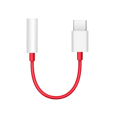 Picture of OnePlus Type C To 3.5mm Adapter - Dongle Original(1 year official replacement ) - Red