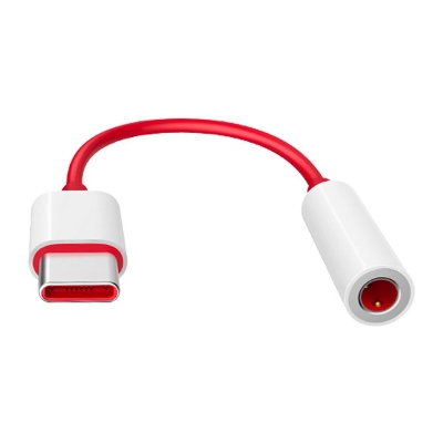 Picture of OnePlus Type C To 3.5mm Adapter - Dongle Original(1 year official replacement ) - Red