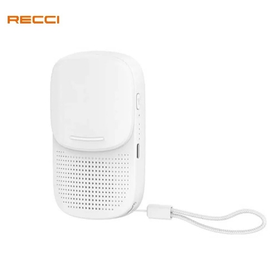Picture of RECCI RSK-W27 3in1 TWS Wireless Speaker Earbuds Flashlight - Apricot