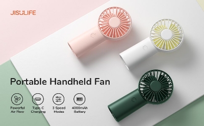 Picture of JISULIFE Fa20X Handheld Portable Hand Held Fan