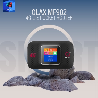Picture of Olax MF982 4G LTE pocket router (2Year replacement warranty) - Black