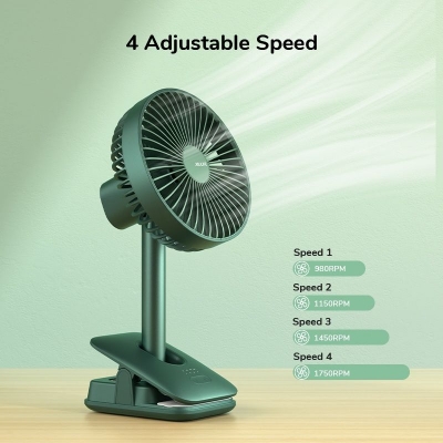 Picture of JISULIFE FA13R Clip Fan Auto-Oscillating Clip-on Fan 8000mAh(1year replacement warranty)