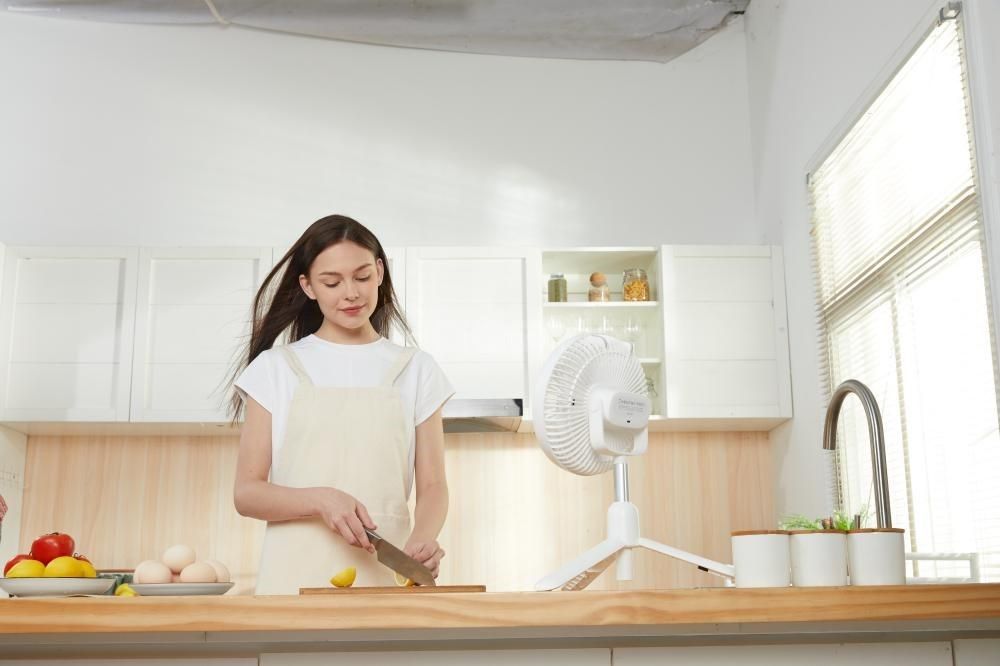 Picture of JISULIFE FA37 Retractable Ceiling Fan USB Ceiling Fan(1year replacement warranty) - White