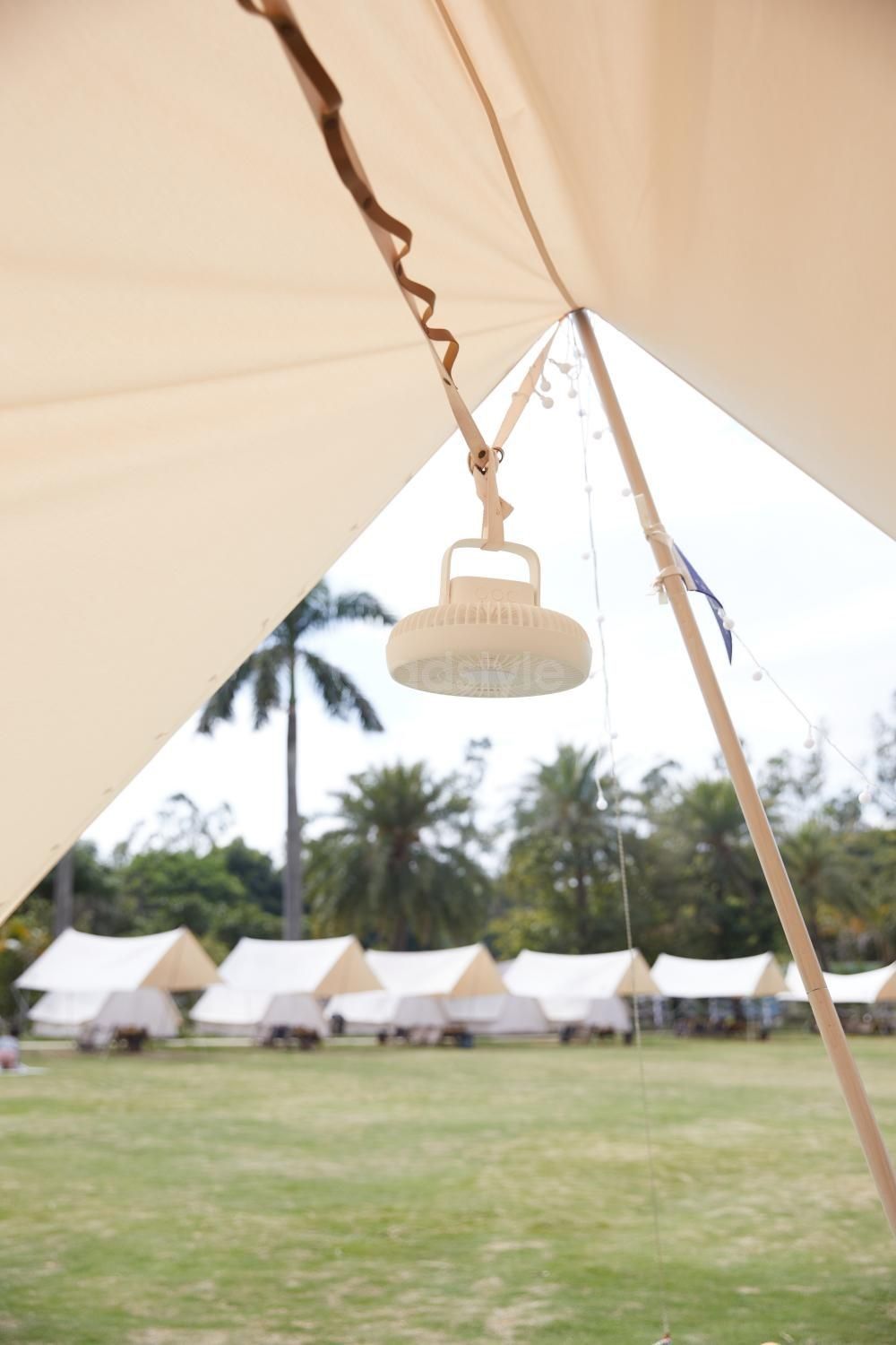 Picture of JISULIFE FA37 Retractable Ceiling Fan USB Ceiling Fan(1year replacement warranty) - White