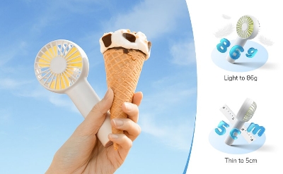 Picture of JISULIFE FA20 Rechargeable Mini Handheld Fan(1year replacement warranty) - White