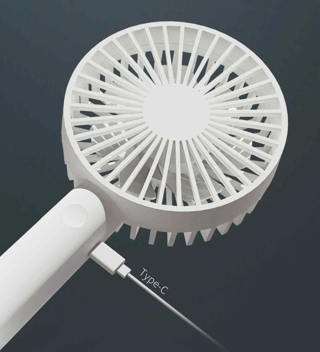 Picture of Xiaomi Qualitell Y1 Handheld Fan(1 year replacement warranty) - White