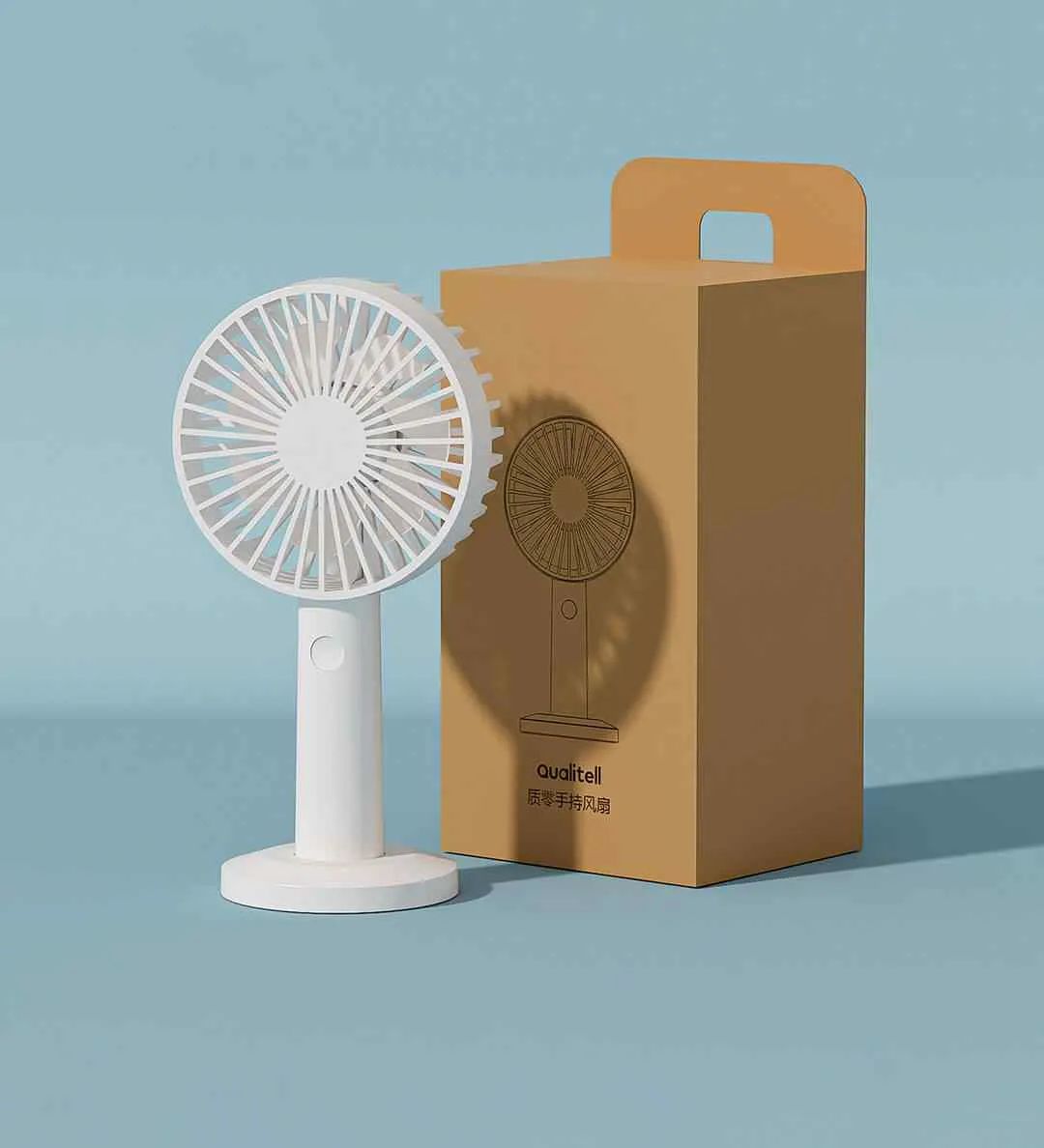 Picture of Xiaomi Qualitell Y1 Handheld Fan(1 year replacement warranty) - White