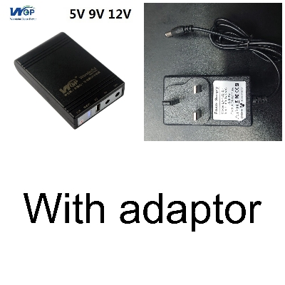 Picture of Mini UPS 5/9/12v With adaptor(2 years replacement warranty) - Black