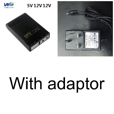 Picture of Mini UPS 5/12/12v With adaptor(2 year replacement warranty) - Black