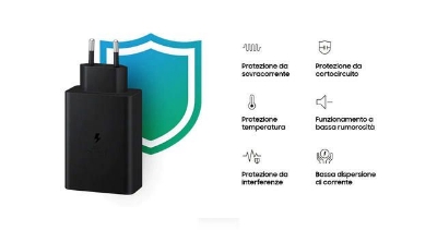 Picture of Samsung 65W Trio PD Power Adapter With Type-C Cable (T6530)Original(1 year replacement warranty)